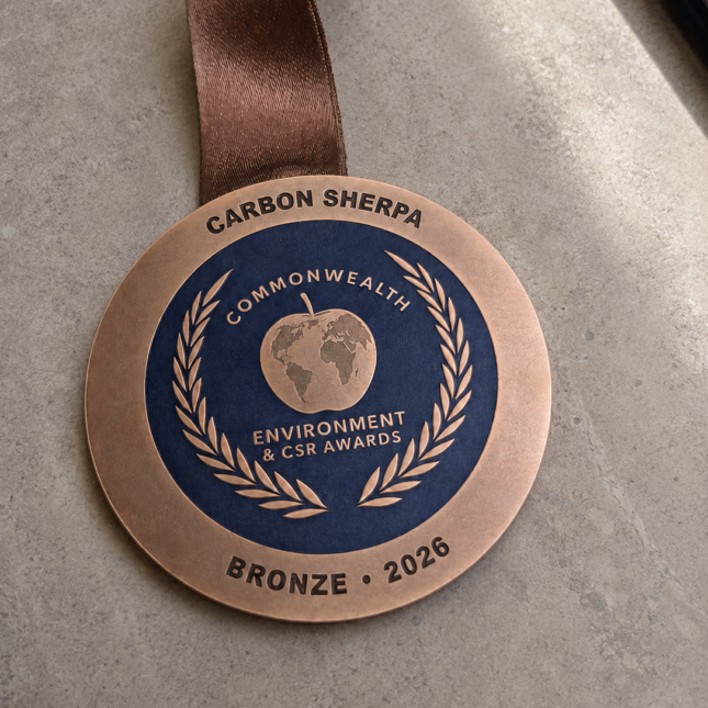 Carbon Sherpa wins Bronze at the Commonwealth Environment & CSR Awards 2026