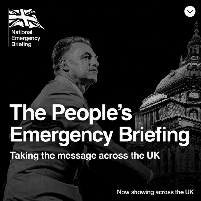 Join Us for The People’s National Emergency Evening